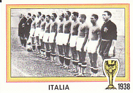 Italia 1938 samolepka Panini World Cup Story #8